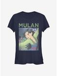 Disney Mulan Poster Girls T-Shirt, NAVY, hi-res
