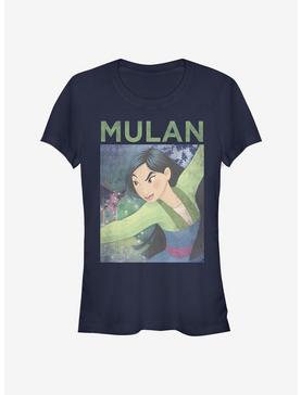 Disney Mulan Poster Girls T-Shirt, NAVY, hi-res