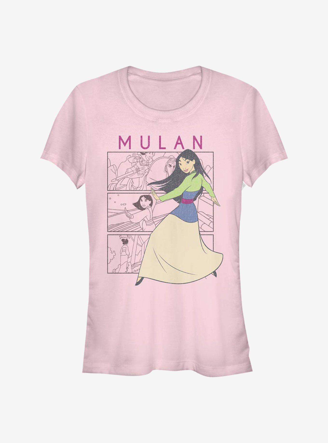 Disney Mulan Sequence Girls T-Shirt, LIGHT PINK, hi-res