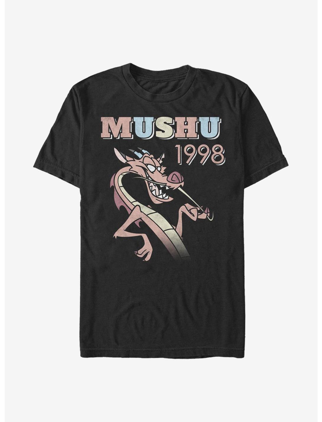 Disney Mulan 90's Mushu T-Shirt, BLACK, hi-res