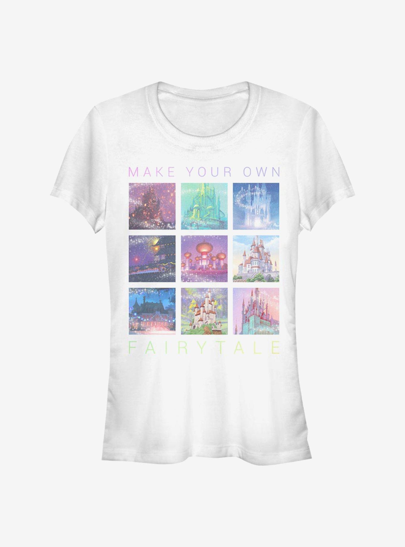 Disney Princess Castles In Disney Princess Movies Girls T-Shirt, , hi-res
