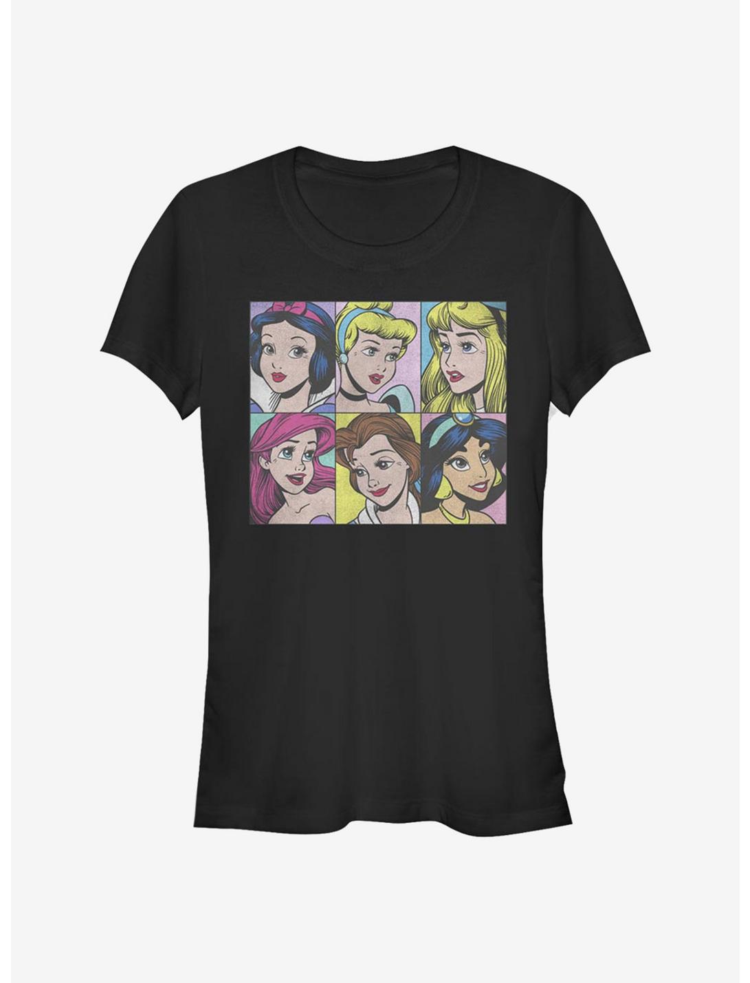 Disney Princess Pop Princesses Girls T-Shirt, BLACK, hi-res