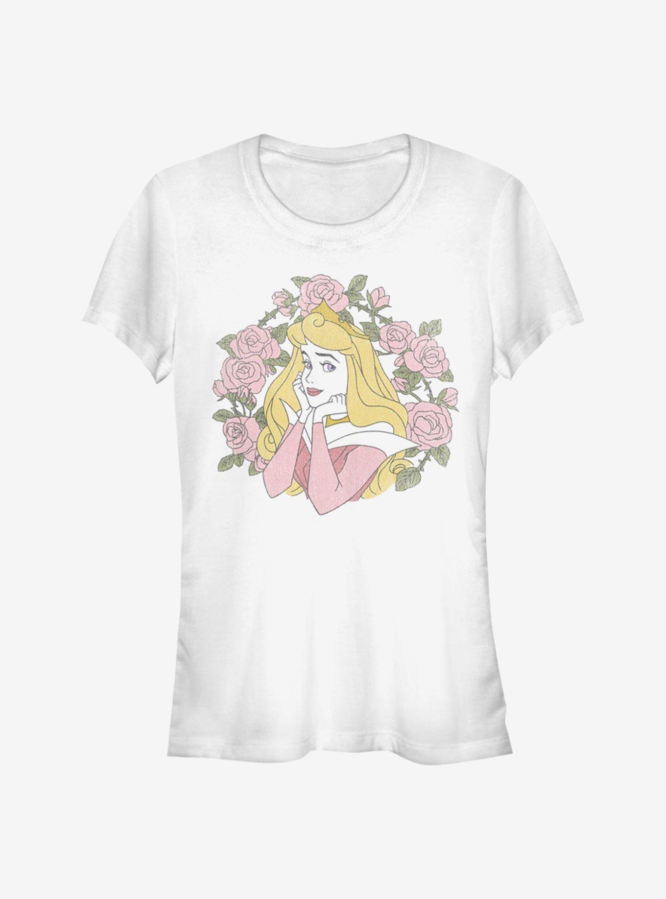 Disney Sleeping Beauty Briar Rose Thorns Girls T-Shirt, WHITE, hi-res