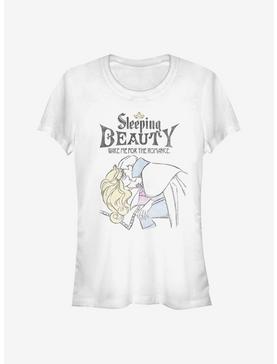 Disney Sleeping Beauty Wake Me For The Romance Girls T-Shirt, WHITE, hi-res