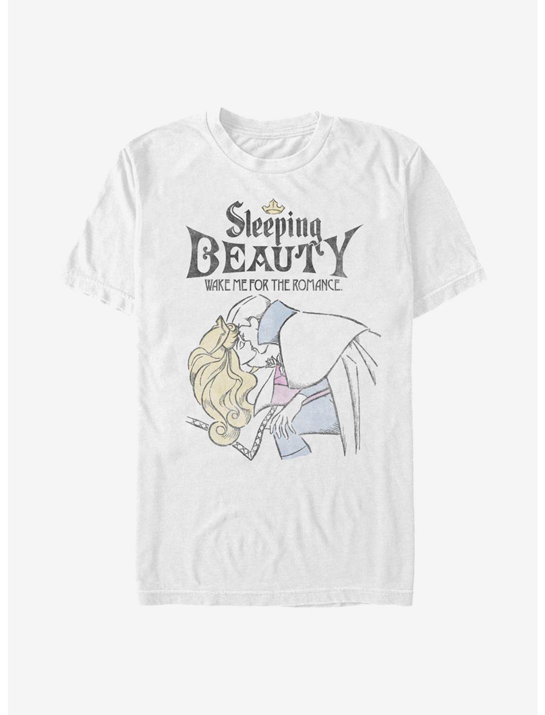 Disney Sleeping Beauty Aurora & Phillip Wake Me For The Romance T-Shirt, WHITE, hi-res