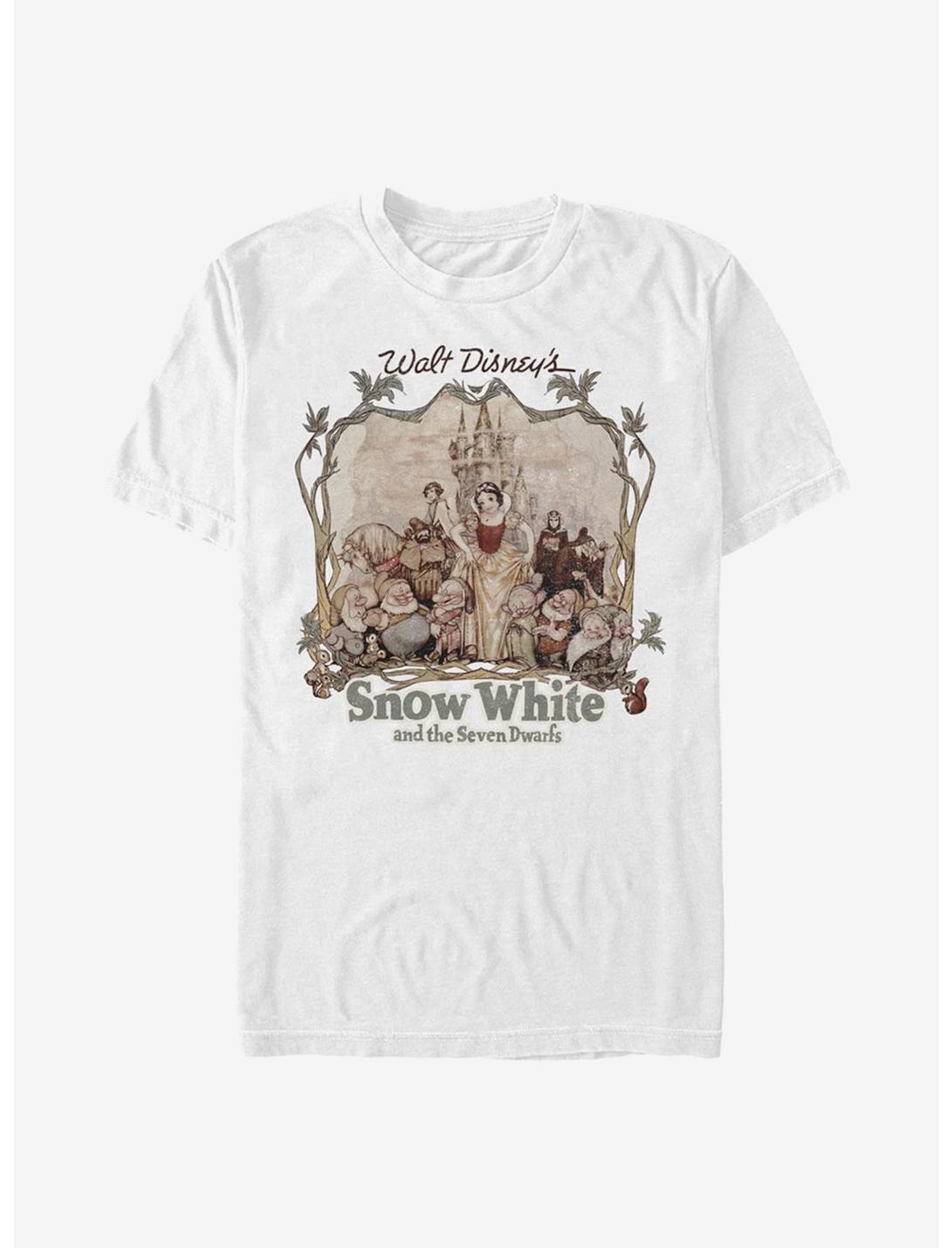Disney Snow White And The Seven Dwarfs Snow White And Friends T-Shirt, WHITE, hi-res