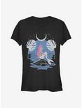 Disney The Little Mermaid Celestial Ariel Girls T-Shirt, BLACK, hi-res