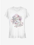 Disney The Little Mermaid Shells Girls T-Shirt, WHITE, hi-res