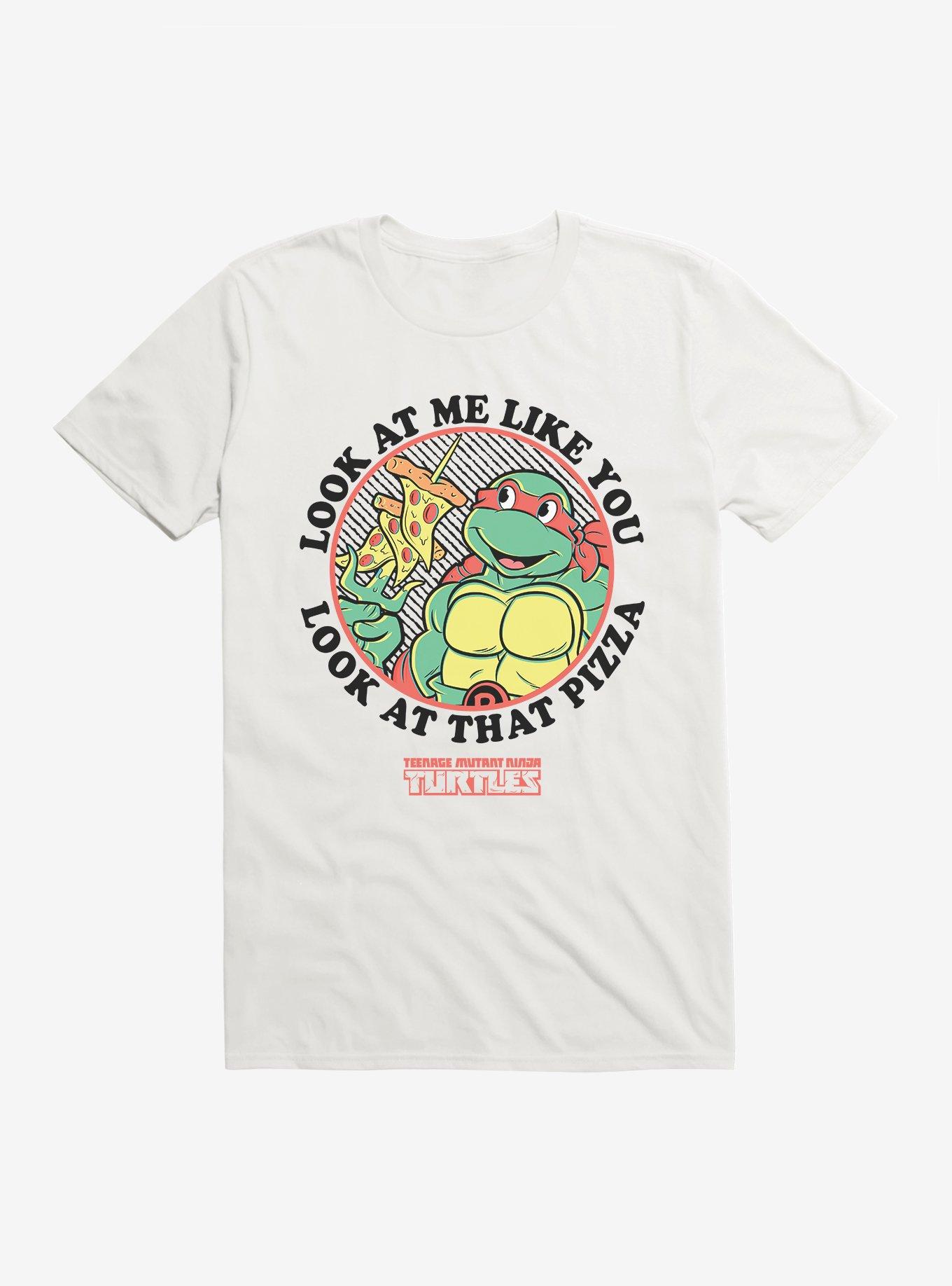 Teenage Mutant Ninja Turtles Pizza Look T-Shirt, WHITE, hi-res