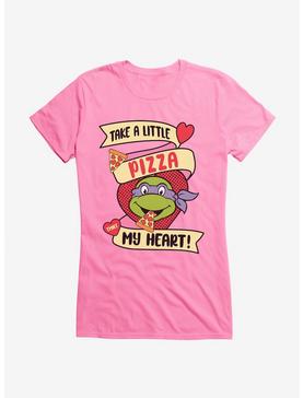 Teenage Mutant Ninja Turtles Pizza Sharing Girls T-Shirt, CHARITY PINK, hi-res