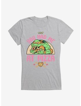 Teenage Mutant Ninja Turtles You Had Me At Pizza Girls T-Shirt, HEATHER, hi-res
