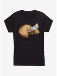 Fortune Cookie Womens T-Shirt, BLACK, hi-res