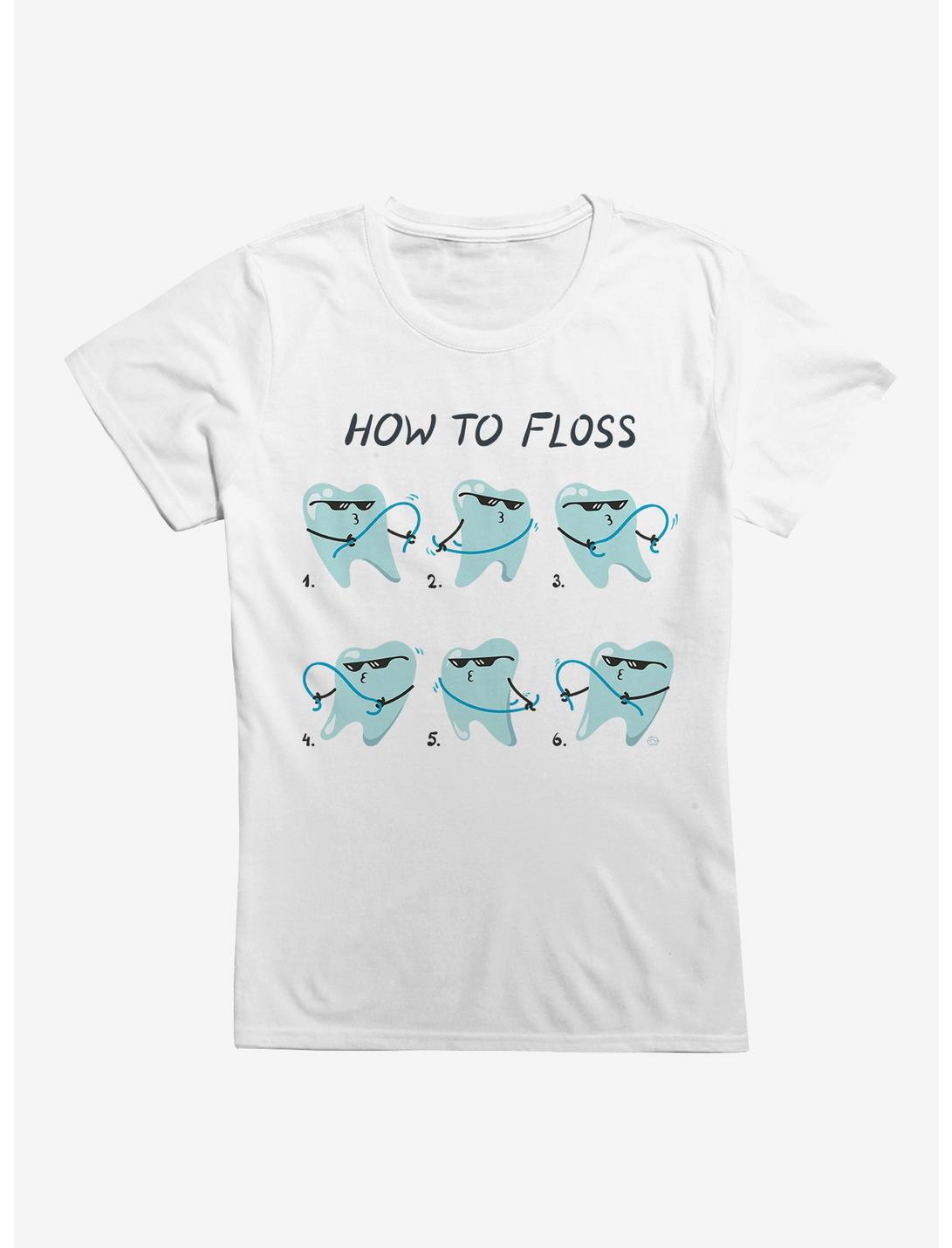 How To Floss Womens T-Shirt, WHITE, hi-res