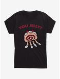 Jellyfish Roll Womens T-Shirt, BLACK, hi-res