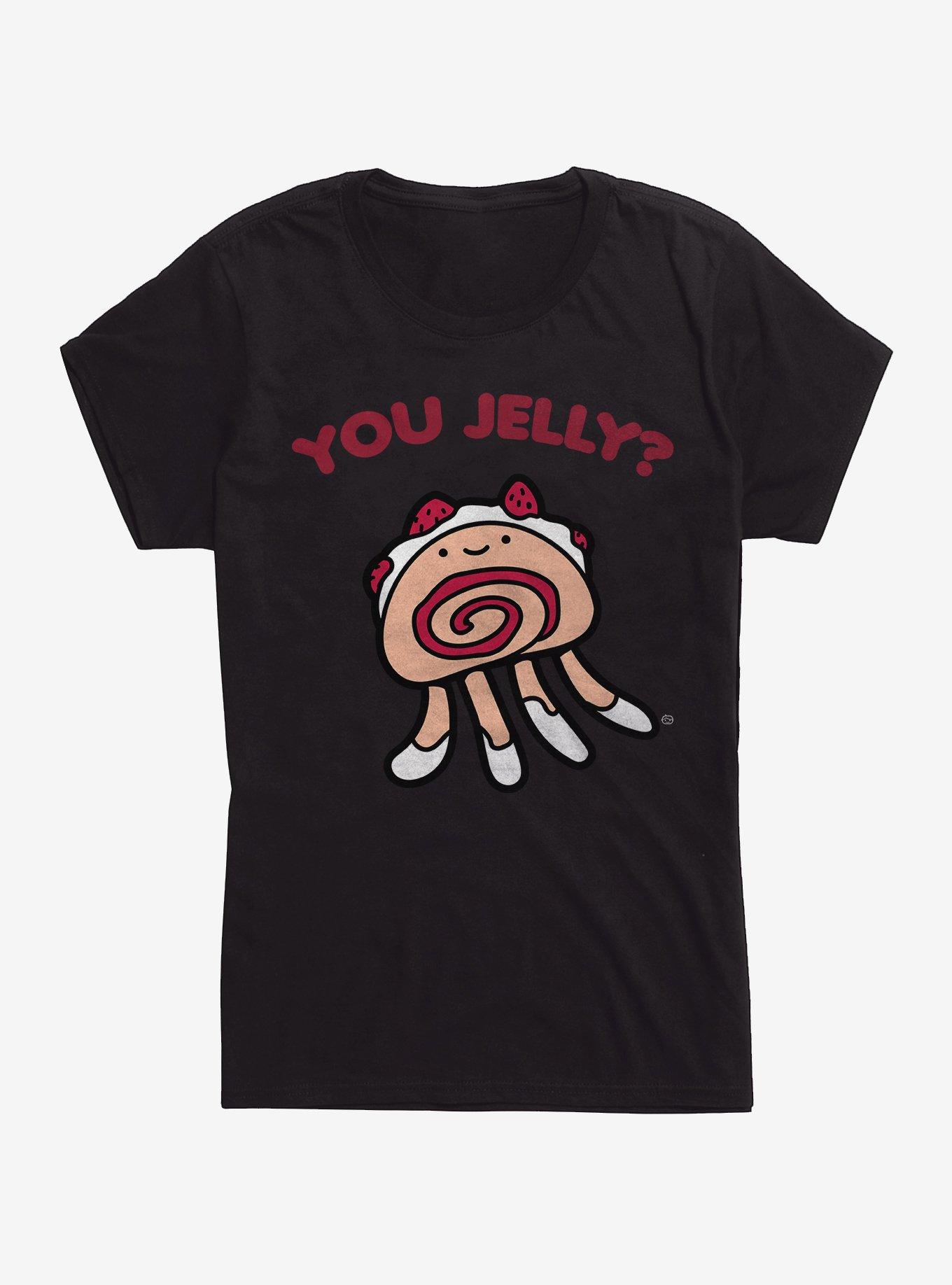 Jellyfish Roll Womens T-Shirt, BLACK, hi-res