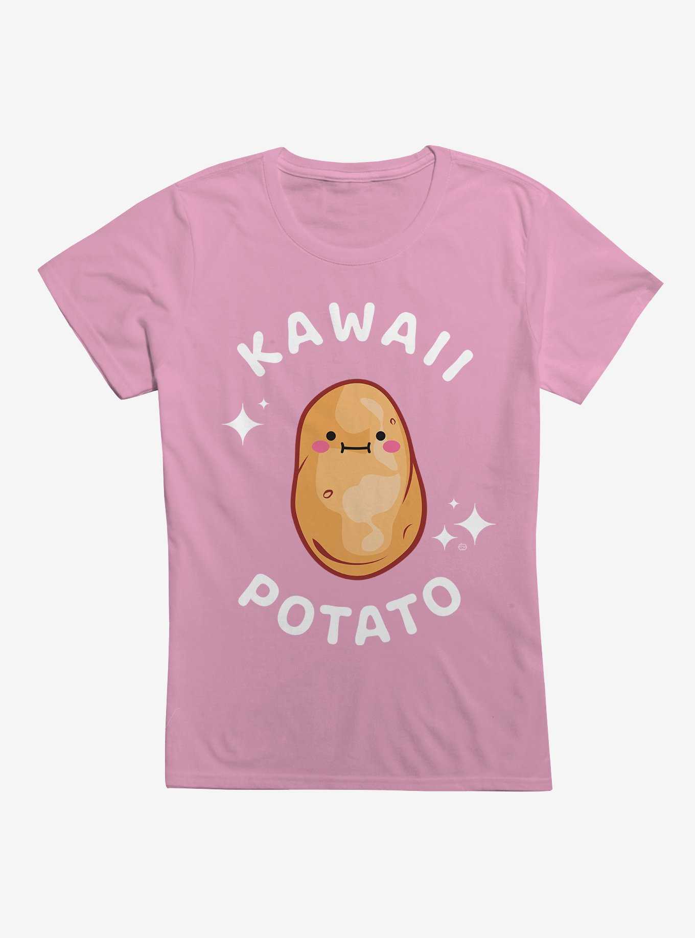 Kawaii Potato Womens T-Shirt, , hi-res