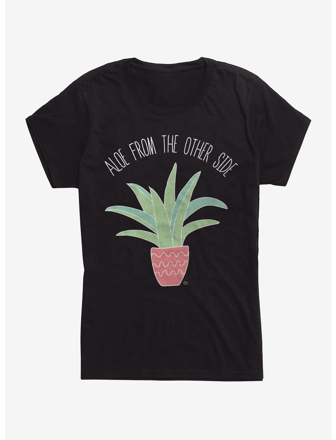 Aloe From The Other Side Womens T-Shirt, BLACK, hi-res
