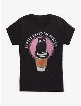 Coffee Helps Me Person Womens T-Shirt, , hi-res