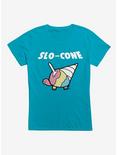 Slo Cone Womens T-Shirt, TURQUOISE, hi-res