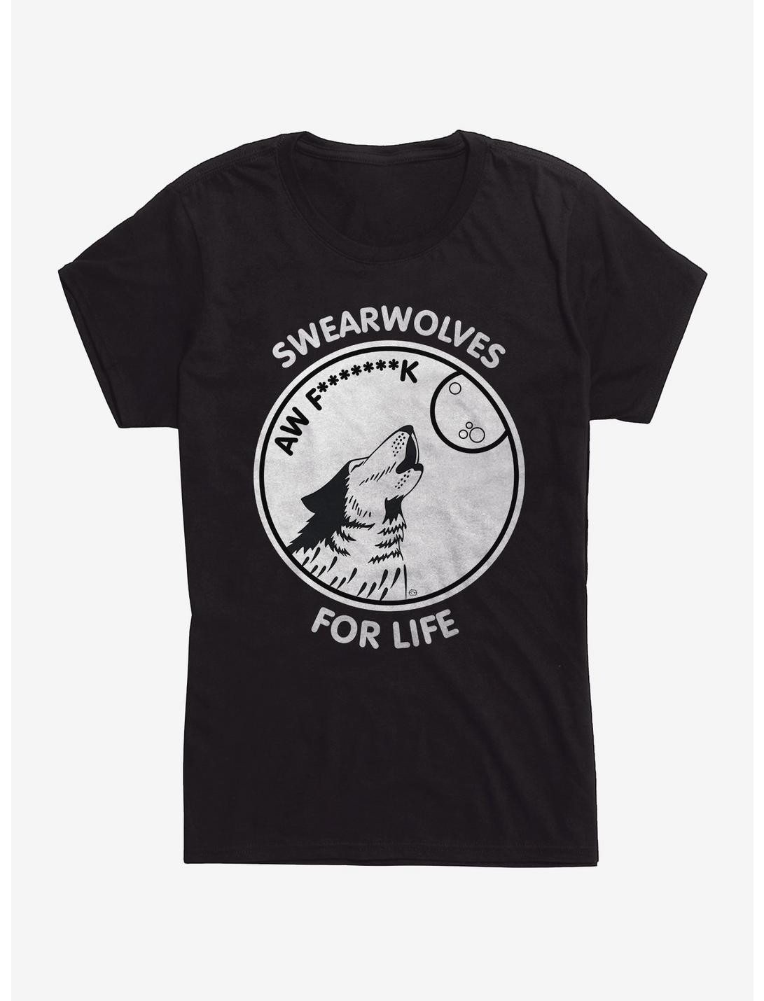 Swearwolves Womens T-Shirt, BLACK, hi-res