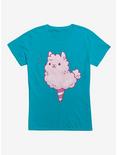 Cotton Candy Alpaca T-Shirt, TAHITI BLUE, hi-res