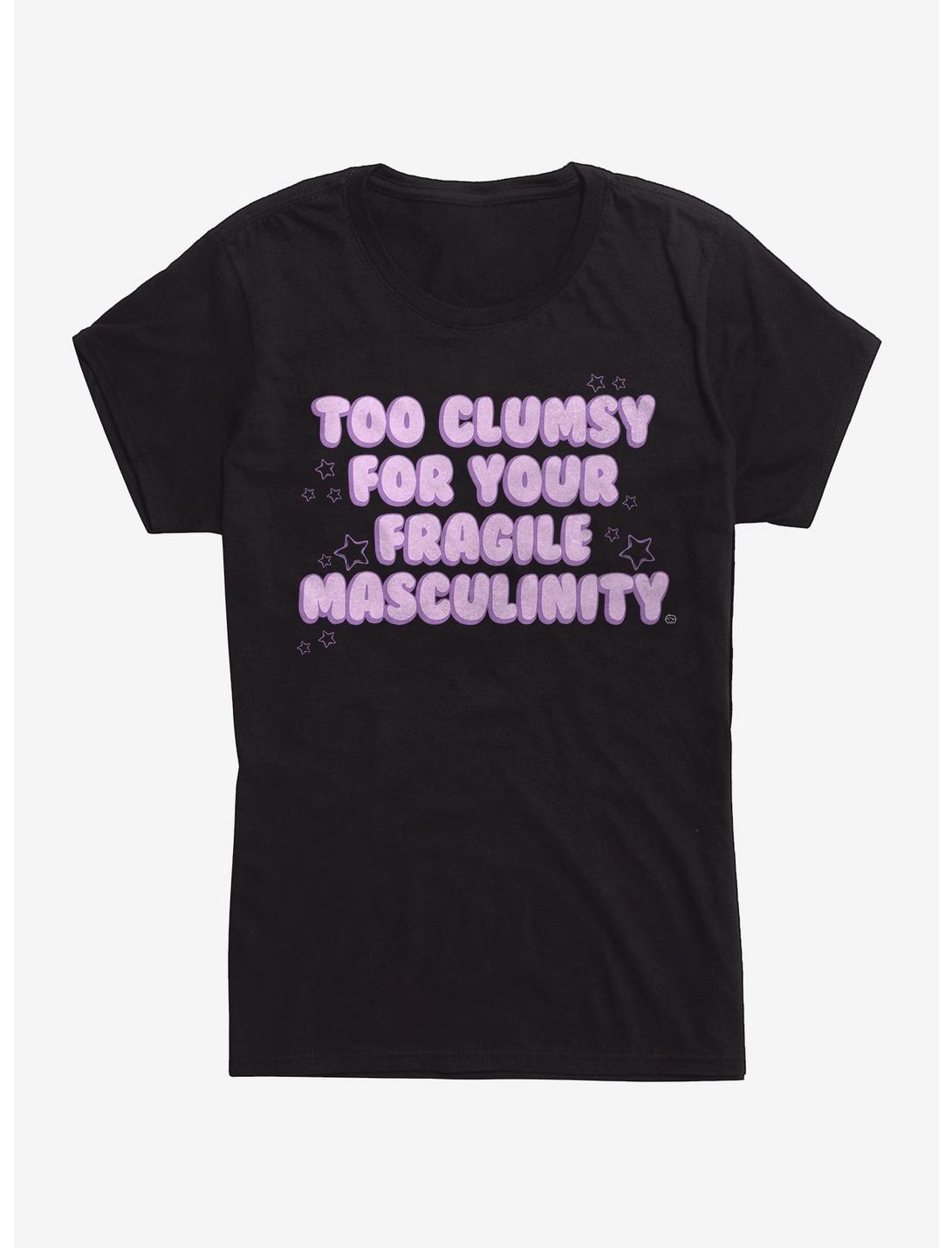 Fragile Masculinity Womens T-Shirt, BLACK, hi-res