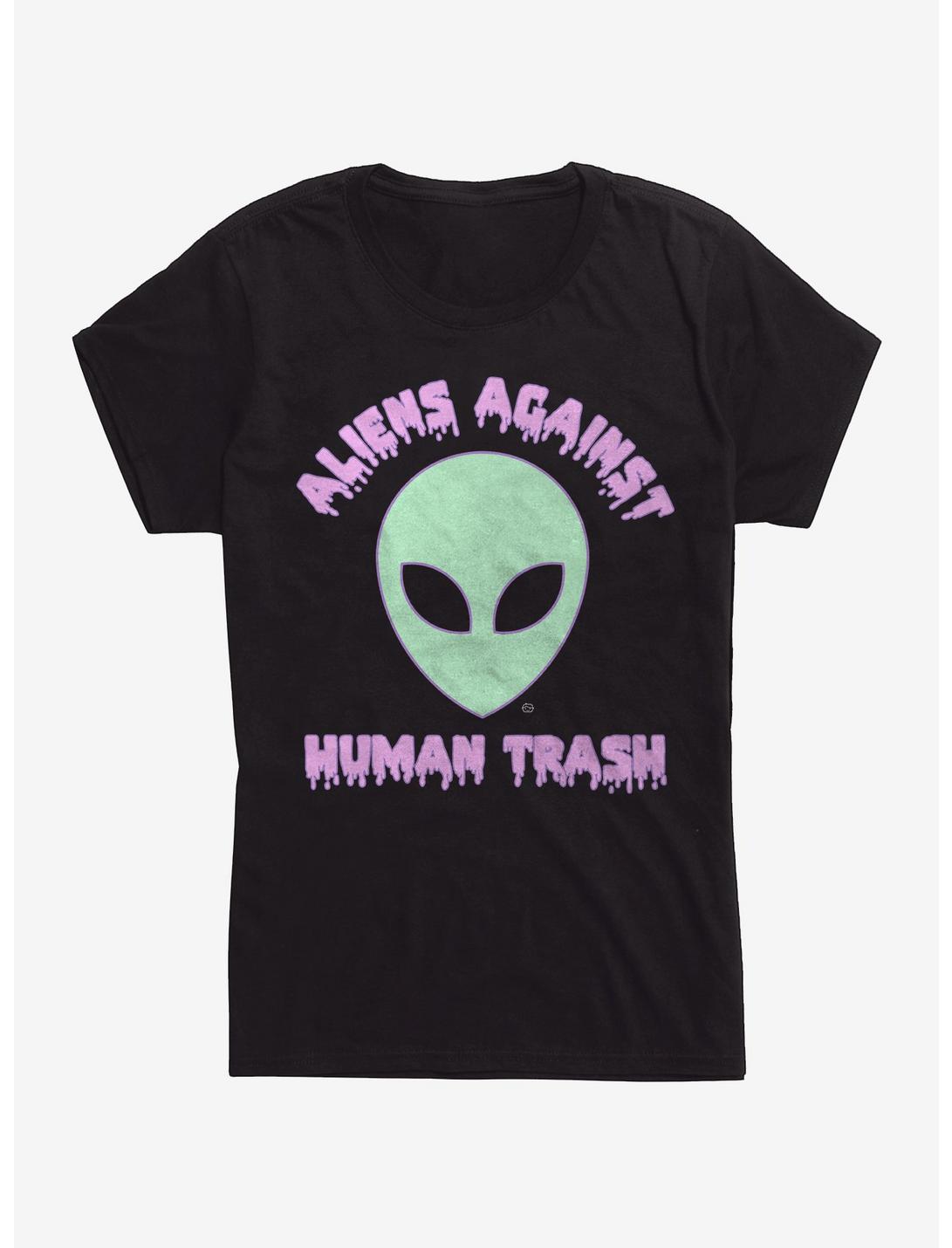 Human Trash Womens T-Shirt, BLACK, hi-res