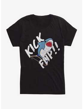 Kickflip Shark Womens T-Shirt, , hi-res