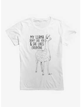 Llama Don't Like Womens T-Shirt, , hi-res