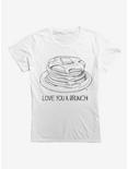 Love A Brunch Womens T-Shirt, WHITE, hi-res