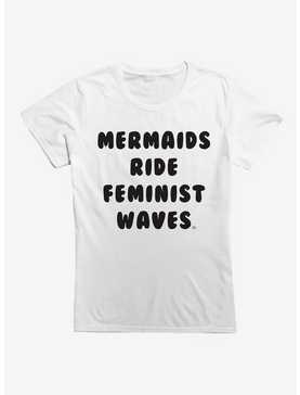 Mermaids Ride Waves Womens T-Shirt, , hi-res