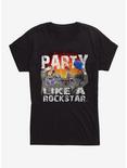 Party Like A Rockstar Womens T-Shirt, BLACK, hi-res