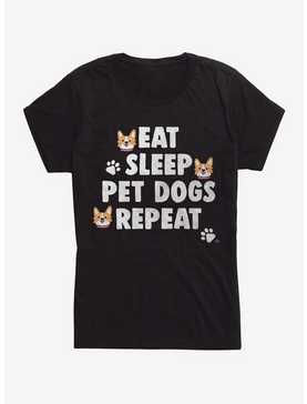 Pet Dogs Repeat Womens T-Shirt, , hi-res