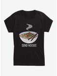 Send Noods Womens T-Shirt, BLACK, hi-res
