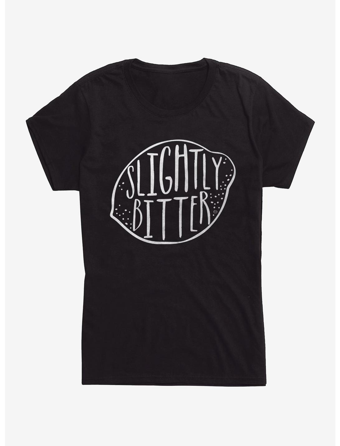Slightly Bitter Womens T-Shirt, BLACK, hi-res