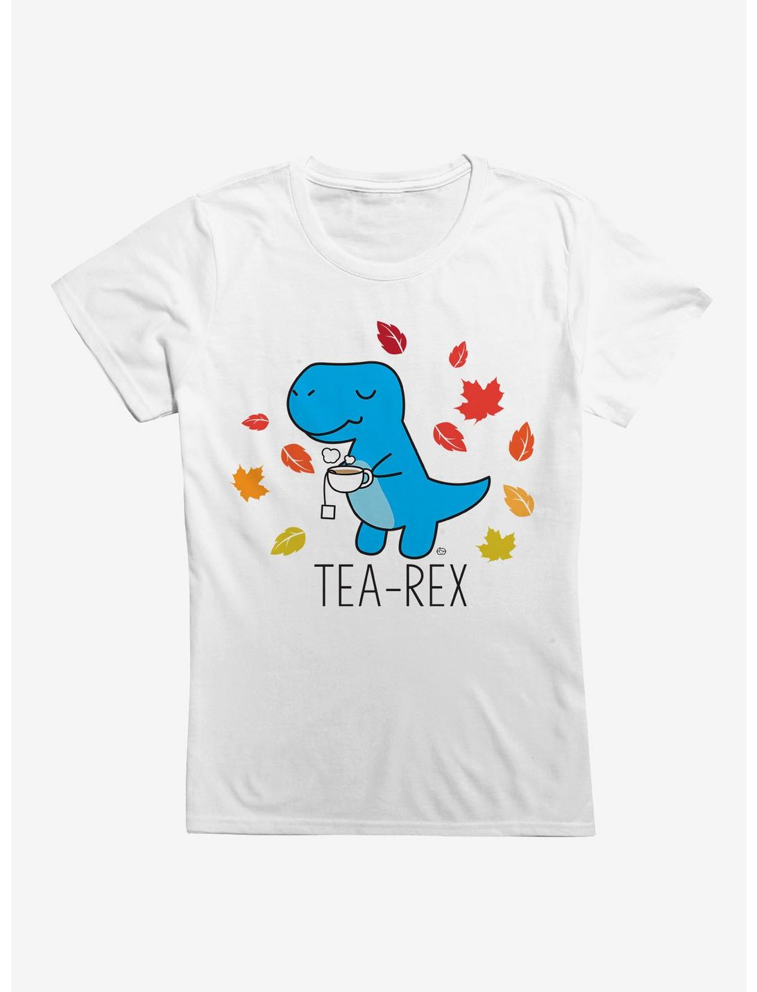 Tea Rex Womens T-Shirt, WHITE, hi-res