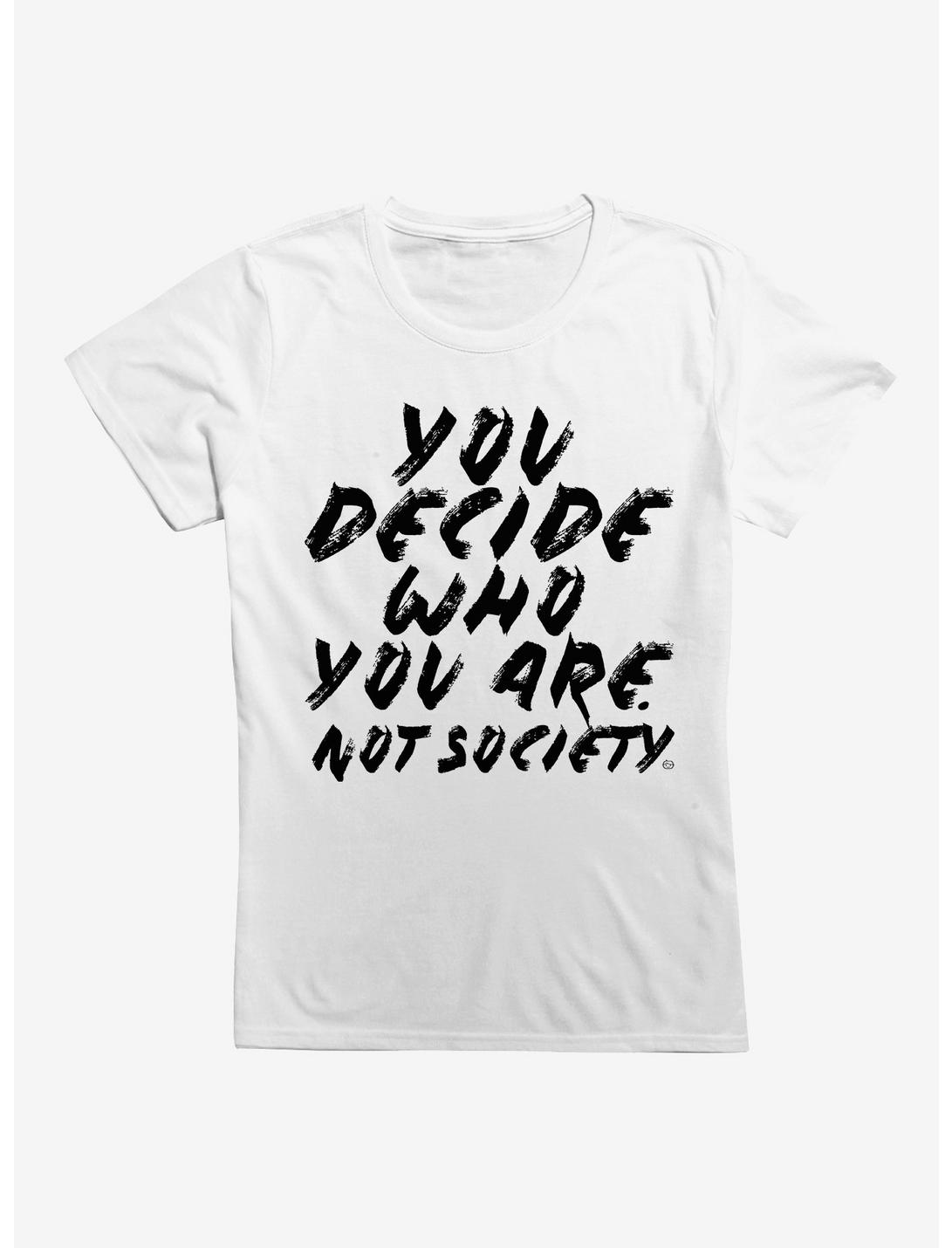 You Decide Womens T-Shirt, WHITE, hi-res