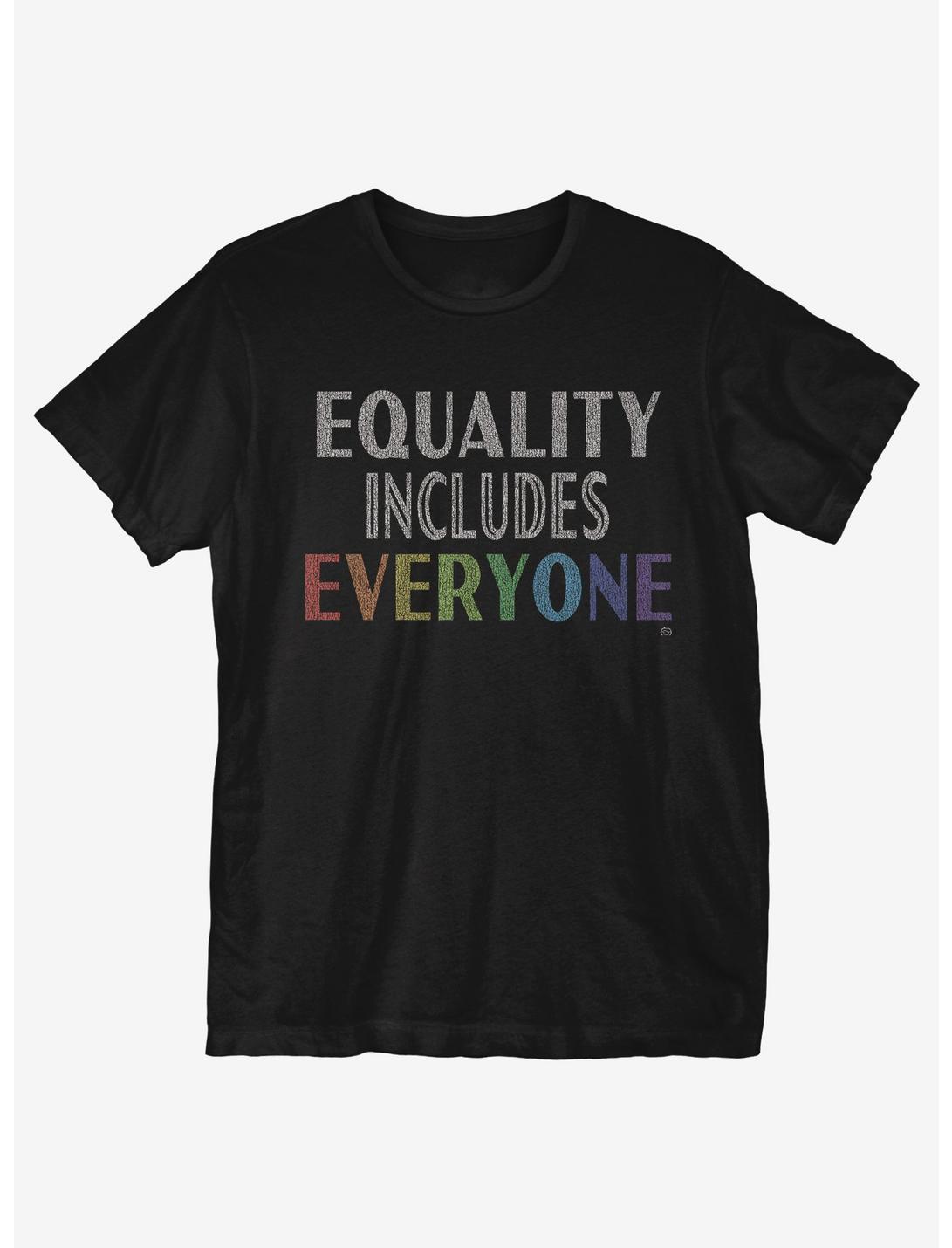 Equality Includes T-Shirt, BLACK, hi-res
