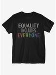 Equality Includes T-Shirt, BLACK, hi-res