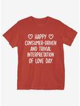 Happy Consumer Driven Love Day T-Shirt, RED, hi-res