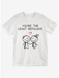 Least Repulsive T-Shirt, WHITE, hi-res