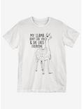 Llama Don't Like T-Shirt, WHITE, hi-res
