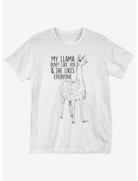 Llama Don't Like T-Shirt, , hi-res