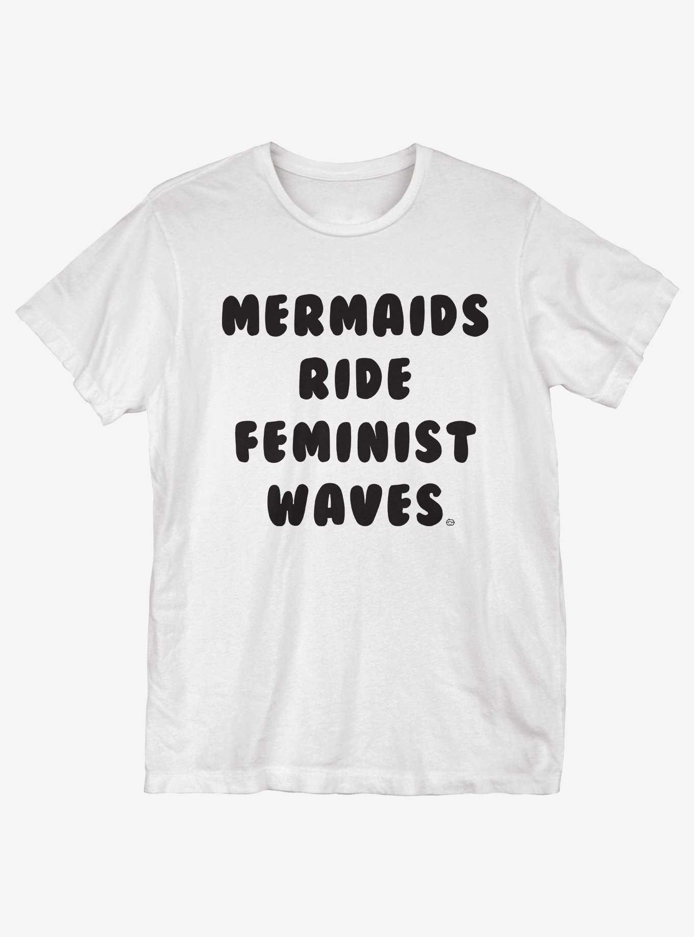 Mermaids Ride Waves T-Shirt, , hi-res
