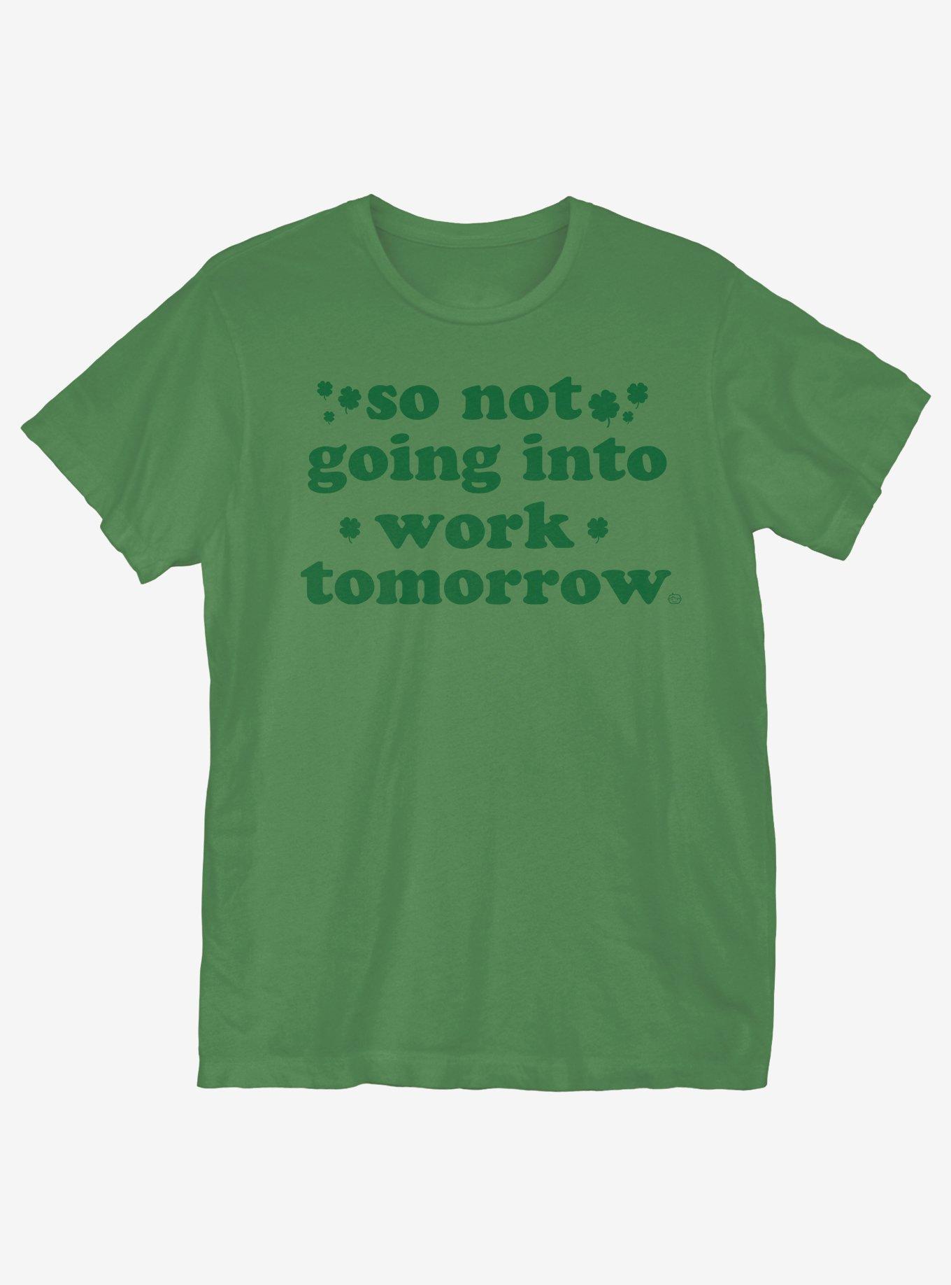 No Work T-Shirt, KELLY GREEN, hi-res