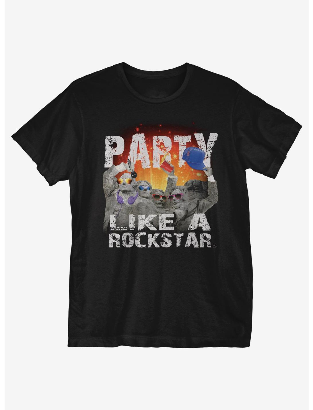 Party Like A Rockstar T-Shirt, BLACK, hi-res