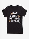 Pet Dogs Repeat T-Shirt, BLACK, hi-res
