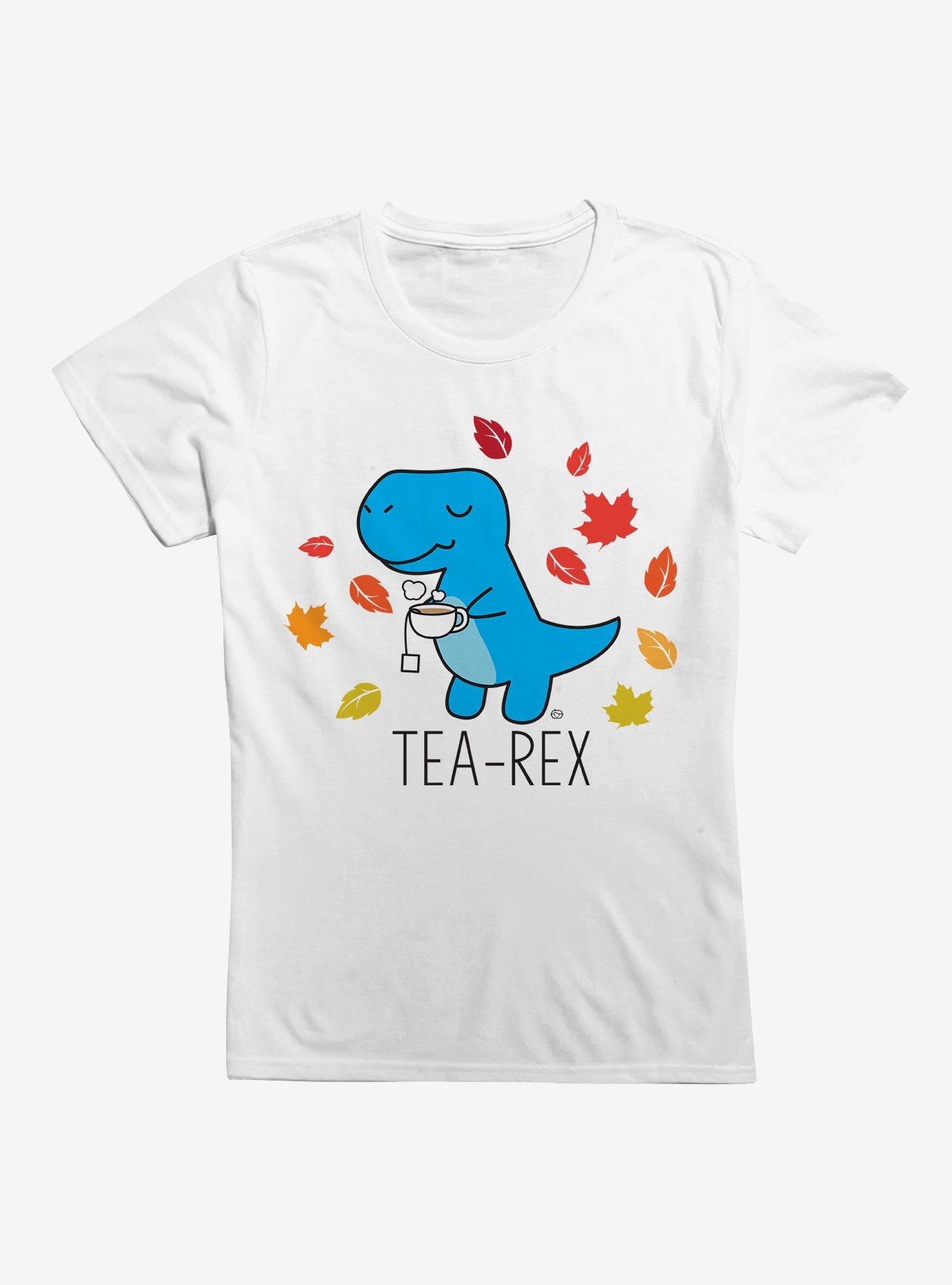 Tea Rex T-Shirt, WHITE, hi-res