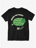 Watermelon Cat T-Shirt, BLACK, hi-res