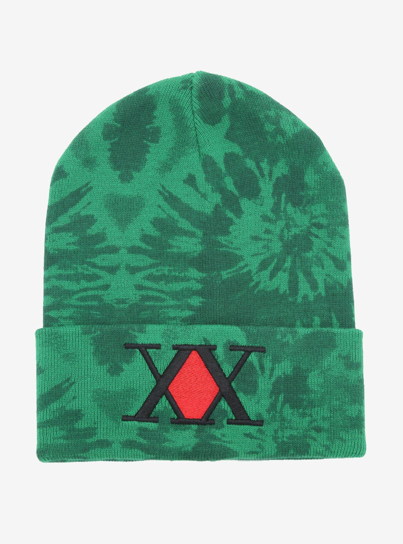 Hunter X Hunter Association Green Tie-Dye Beanie, , hi-res